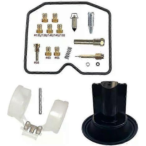 kigbf-ARCTIC CAT ATV 250 300 375 400 2X4 4x4 Carburetor Rebuild Repair Kit 2001-2005 5507-068