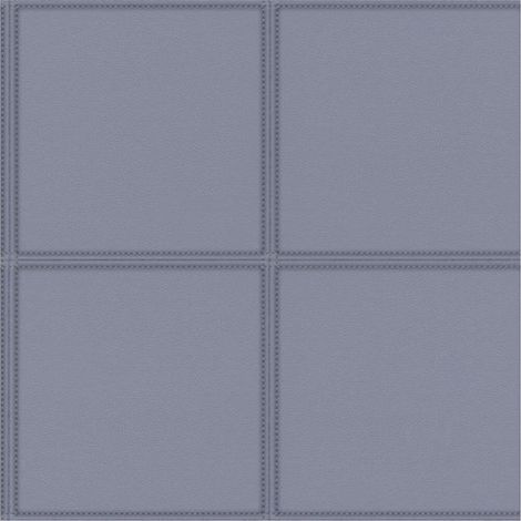 Non-Woven Rasch Faux Leather Realistic Stiches Paste The Wall Wallpaper (1/4)
