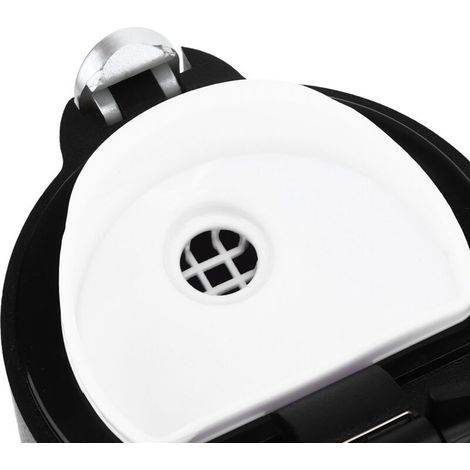 450ml Electric Heated Travel Mug, Smart Temperature Control, Low Noise Black Car Heated Mug for Travel and Camping (1/5)