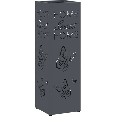 Porte-parapluie Anthracite 15,5 x 15,5 x 49 cm Métal (1/5)