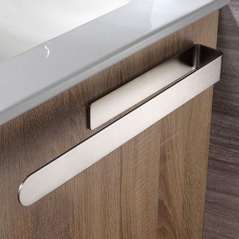 37cm Self-Adhesive Stainless Steel Towel Rack, No Drilling Required, Bathroom Towel Holder. (1/5)