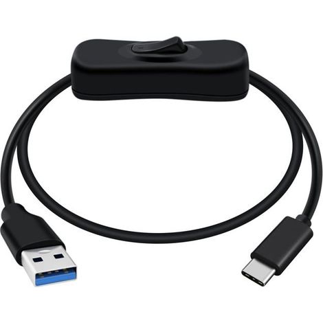 TRAHOO-Câble USB C vers USB 3.0 avec Interrupteur Cable Type C Charge Rapide et 5Gbps Transmission de Données pour Téléphone [J409] (1/5)