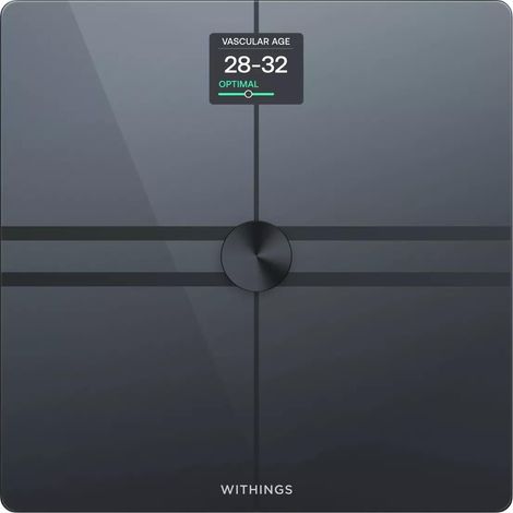 Báscula de baño - WITHINGS 3700546708015, Peso máximo 200 kg, Pilas AAA, Indicador de índice de masa corporal (IMC), Bluetooth, (1/4)