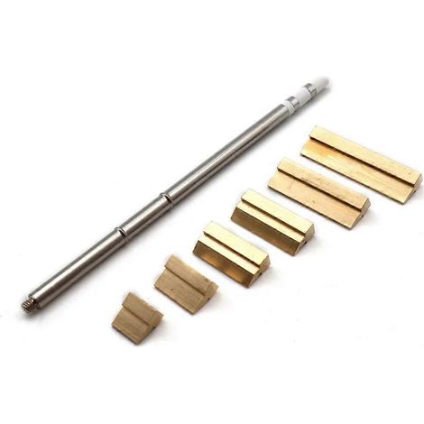 Pelle grattoir à bêche série T12 14, spatule, embouts de fer à souder pour station de soudage T12, outil de soudage (1401-1406) (1/5)