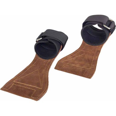 Gants De Levage - Sangles Pour Poignets Réglables - Rembourrage En Néoprène - Pour Soulevé De Terre Et Tirages - Par Paire (1/5)