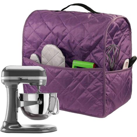 Meilleures ventes - Housse de protection anti-poussière pour robot pâtissier KitchenAid avec poches et poignée de protection - Noir - Réduction de 28 % (1/5)