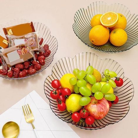 assiette à fruits, assiette plate, assiette à salade, assiette à goûter, assiette à dessert, assiette à bonbons, plat de service, (1/5)