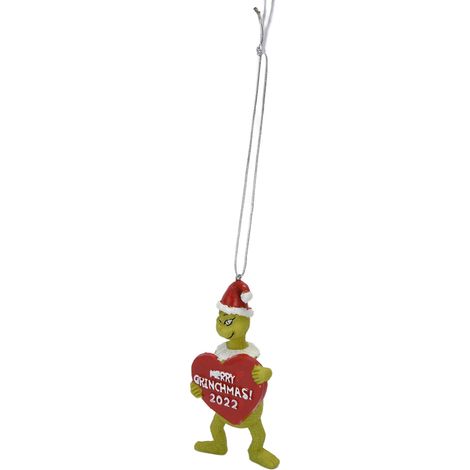 Weihnachtsbaumschmuck aus Kunstharz: Grüne Monsterhaare zum Aufhängen (1/5)