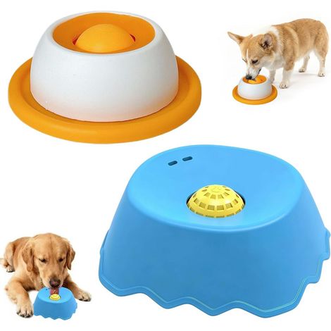 2 cuencos para lamer para perros, juguete para lamer perros, cuenco para lamer perros, cuenco para lamer antideslizante, cuenco de comida lenta para perros, juguete para perros, gatos (1/5)