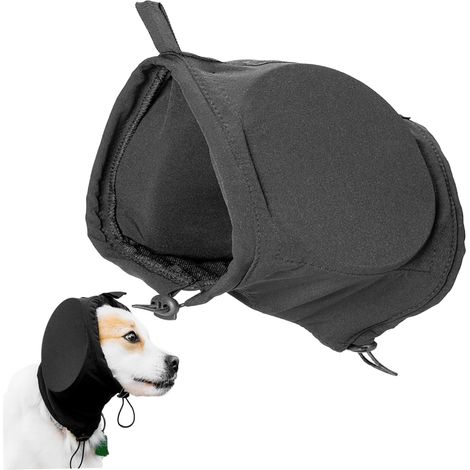 Cache-oreilles antibruit pour chien - Noir - S - Pour animaux de compagnie - Cache-oreilles - Cache-oreilles - pour la protection auditive