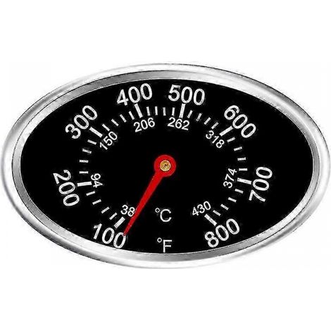Filiyano-Couvercle de barbecue avec thermomètre et indicateur de température de rechange, compatible avec certaines marques. (1/3)