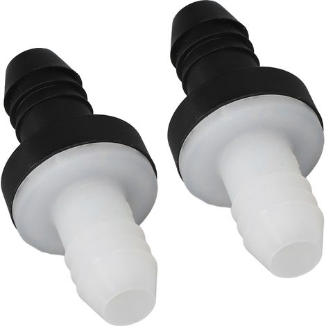 Lot de 2 clapets anti-retour 3/8 pouce (10 mm), clapets anti-retour unidirectionnels en plastique, clapets anti-retour miniatures de qualité alimentaire, CDAV6 (1/5)