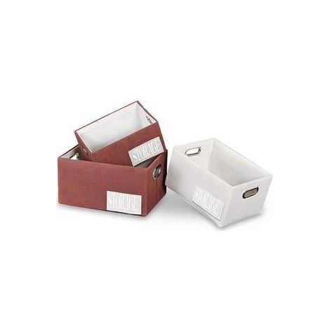 Contenitore da armadio "storage" in feltro set tre pezzi