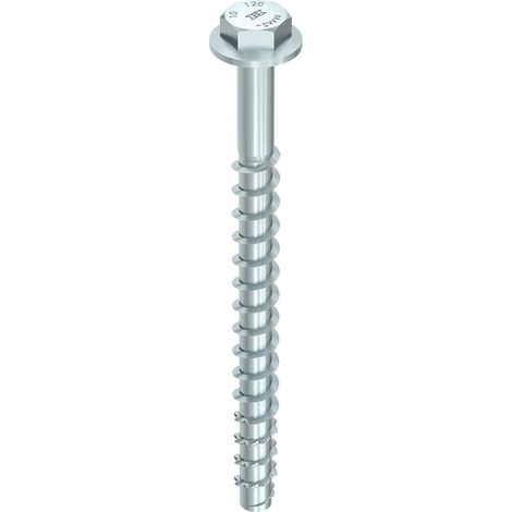Heco MULTI-MONTI-plus SS 10 x 80, Sechskantkopf mit Scheibe, A2K, 25 St.