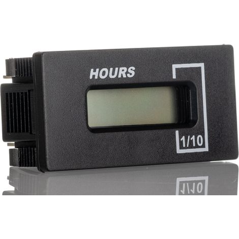 Compteur digital RS PRO Heures 250 V LCD 6 digits ( Prix pour 1 )