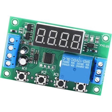 YYC-2S Einkanal-Relaismodul, Ein-/Ausschalt-Trigger-Timer, 5 V, 12 V, 24 V (1/5)