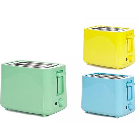 TRADE SHOP - Tostapane 760w Design Vintage Funzione 7 Livelli Di Doratura Con Vassoio Raccoglibriciole - (1/4)