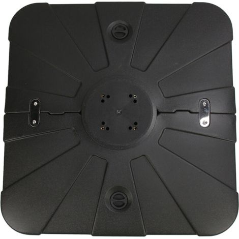 Base de Parasol, Matériau HDPE, Stable et, pour Parasols de Terrasse, avec roulettes, pour Jardin, Protection Contre l'eau et Le Sable (1/5)