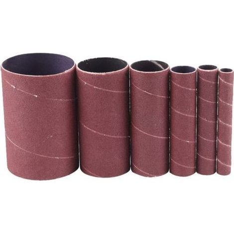 Schleifhülse – 115 mm Höhe – Körnung 12, 20, 25, 38, 55, 80 – Für Kurven und Rundungen – 6er-Pack (1/5)