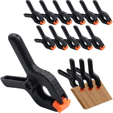 Pince bois 30 pièces 2" nylon, pour menuiserie et bricolage (1/5)