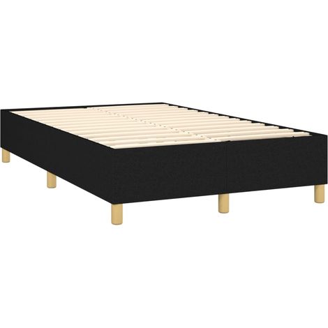 Rete a doghe su gambe giroletto 120x200 cm tessuto nero TDL0207033