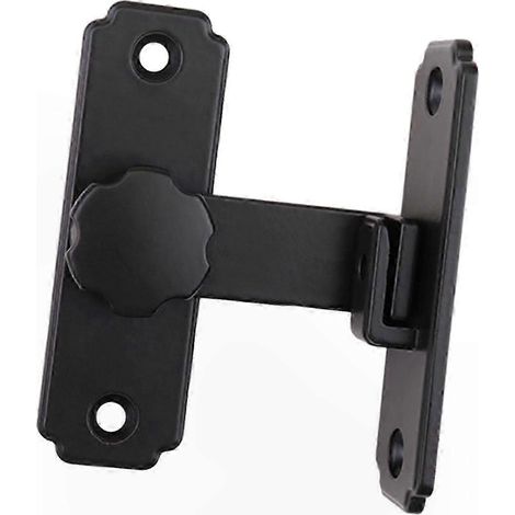 Verrou de porte à angle droit robuste pour grange coulissante, garage, fenêtre et usage extérieur (1/5)