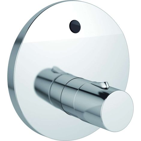 Ideal Standard CeraPlus - Miscelatore doccia a sensore da incasso, regolazione della temperatura sul corpo del miscelatore (batteria 6V), cromo A6155AA (1/2)