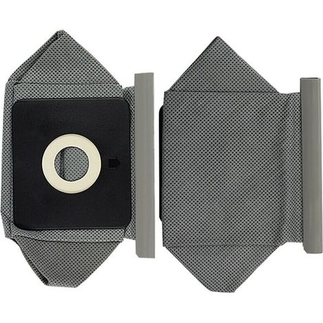 Deux sacs d'aspirateur universels, accessoires d'aspirateur réutilisables, accessoires de remplacement de sac à poussière non tissé, 11x10cm (1/5)