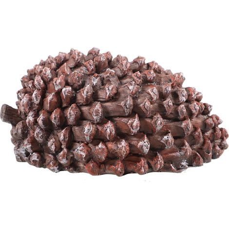 Cache-clés pour Rangement Sécurisé des Petits Objets et Clés Forme en Résine Marron Extérieur Bureau ou Jardin