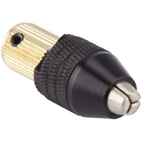 QORVA-Mandrin autobloquant miniature, mandrin de perçage miniature, capacité de serrage 0,3-3,4 mm (alésage de 2,35 mm), accessoires pour mini-perceuses, pince, pour arbre moteur (1/3)