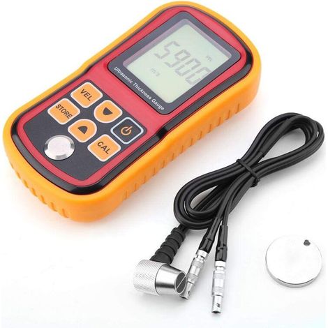 EASYCOMFORT GM100 Jauge d'épaisseur à ultrasons numérique Plage de mesure de la vitesse du son Moniteur de test de largeur d'acier 1,2-220 mm (1/5)