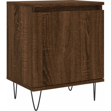Maison Exclusive - Table de chevet chêne marron 40x30x50 cm bois d'ingénierie