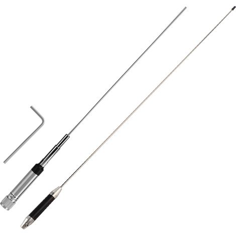 Eosnow Antenna mobile/stazione per autoradio ad alto guadagno NL770R DualBand UHF VHF 144/430 MHz 150 W