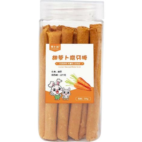 Kauspielzeug für Kaninchen: Karottensticks, natürliche und sichere Leckerlis zum Zähneknirschen