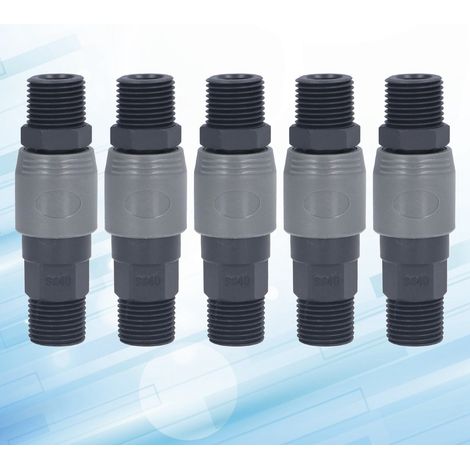 Fünf Sätze pro Packung. Selbstsichernde Schnellkupplung Typ C SM+PM, Schnellkupplung mit Außengewinde SM+PM-40 (1/5)