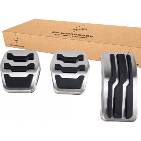 Cubiertas de pedales de repuesto para Ford Focus MK2 MK3 MK4 Kuga Fiesta C-MAX (1/5)