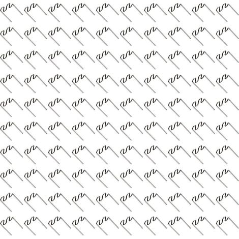 Packung mit 100 Hot Wave Flachklammern 0,6–0,8 mm für Kunststoffreparaturschweißgeräte