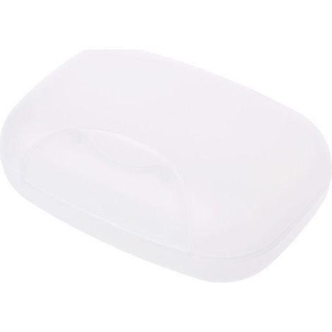 Boîte à savon portable en plastique avec couvercle pour salle de bain, porte-savon pour la maison, la douche, les voyages et la randonnée. (1/5)
