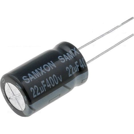 Condensateur électrolytique 22uf 400v 105º 12x25mm Radial 22mf400v105