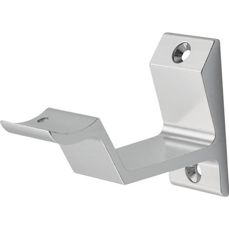 hermeta Handlaufträger 3542 Alu.silberf.elox.gewölbte Auflage - 3542-01E