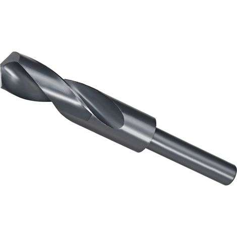 Réduit Tige Perceuse Mèche, 21mm Coupe Bord 1/2" Tige, Nitrure Revêtu Haute Vitesse Acier 6542 Torsion Perceuse Mèches - Applications: pour Inox Acier Métal Bois (1/5)
