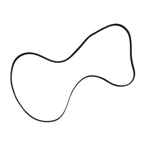 Sangle audio plate 169x0,70x5mm K7078