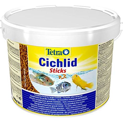 Tetra Cichlid Sticks cibo per pesci marroni 2,9 kg