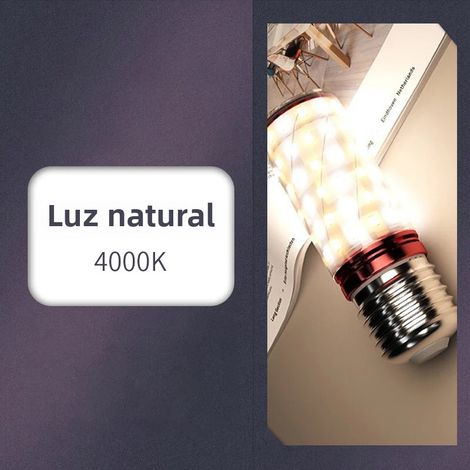 Ampoules LED maïs 6W E14 à vis (lumière naturelle) - Lot de 10, puce SMD2835 (1/5)
