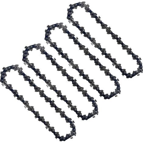4 catene per motosega da 4 pollici (1/4 di pollice), compatibili con mini motoseghe elettriche. (1/5)