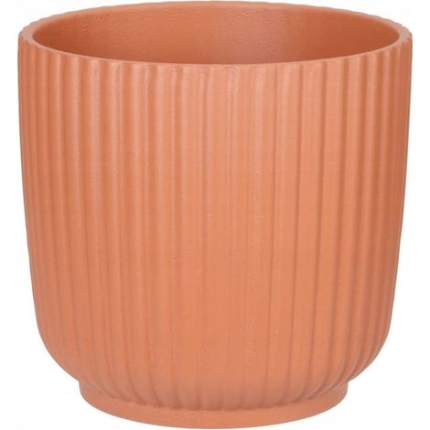 Pot de fleurs en céramique terre cuite 18,5 x 18 cm