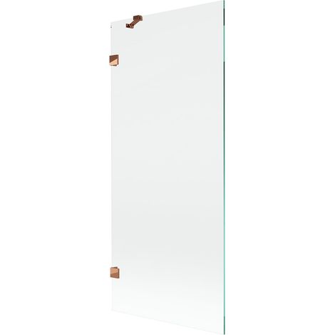 Mexen Lunar mampara de ducha de 1 hoja 80 x 150 cm, transparente, oro rosa - 897-080-000-60-00 (1/5)