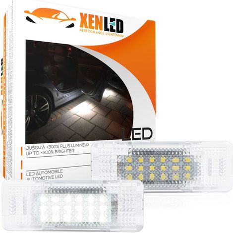 2x LED d'éclairage de courtoisie / portes BMW E39 serie 5, E52 Z8 et E53 X5 - plug&play (1/5)