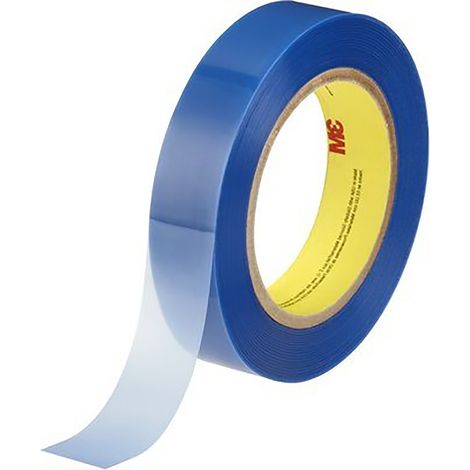 3M – Ruban de masquage PET 25mm x 66m – Bleu lisse pour applications non peintes – Haute qualité pour surfaces délicates – Prix pour 1 rouleau