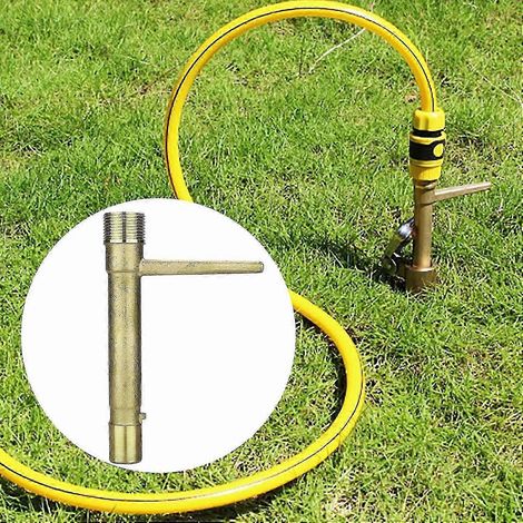 Langlebiges Wassereinlassventil aus Messing, 3/4 Zoll ZHOUBA Schnellkupplung für Bewässerung und Bewässerung, zuverlässiger Anschlusshahn für Sprinkleranlagen. (1/5)